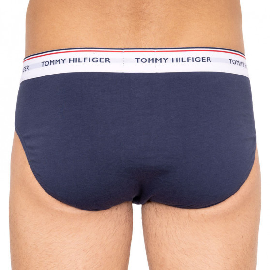 3PACK cuecas para homem Tommy Hilfiger azul escuro (1U87903766 904)