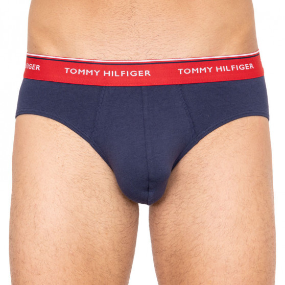 3PACK cuecas para homem Tommy Hilfiger azul escuro (1U87903766 904)