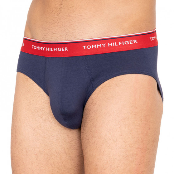 3PACK cuecas para homem Tommy Hilfiger azul escuro (1U87903766 904)