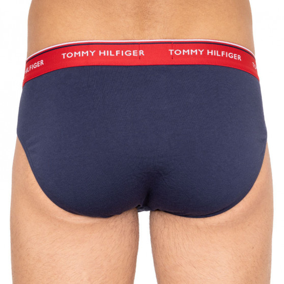 3PACK cuecas para homem Tommy Hilfiger azul escuro (1U87903766 904)