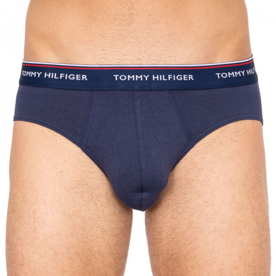 3PACK cuecas para homem Tommy Hilfiger azul escuro (1U87903766 904)