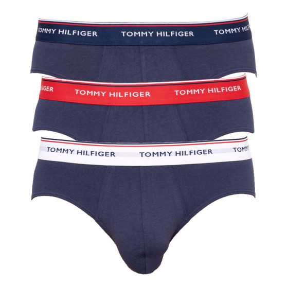 3PACK cuecas para homem Tommy Hilfiger azul escuro (1U87903766 904)