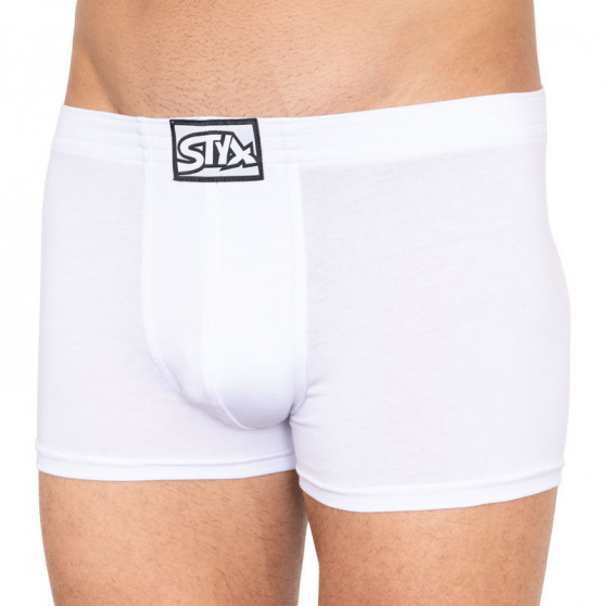 Boxers para homem Styx borracha clássica branco (Q1061)