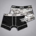 2PACK Boxers para homem  Wings II superdimensionado UNCS