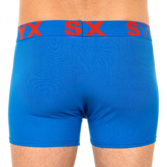 3PACK Boxers para homem Styx sport borracha azul (G9676869)