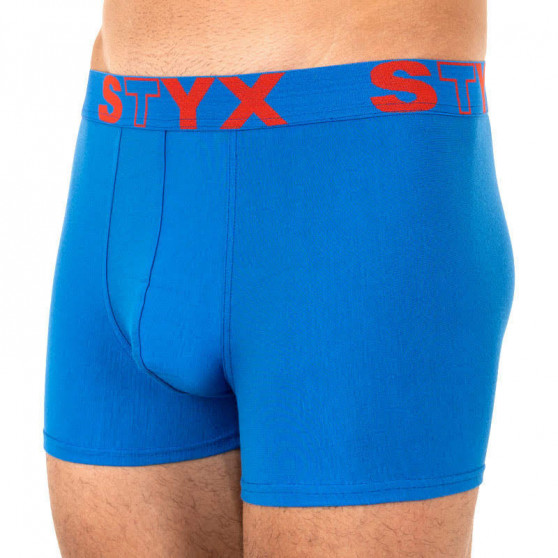 3PACK Boxers para homem Styx sport borracha azul (G9676869)