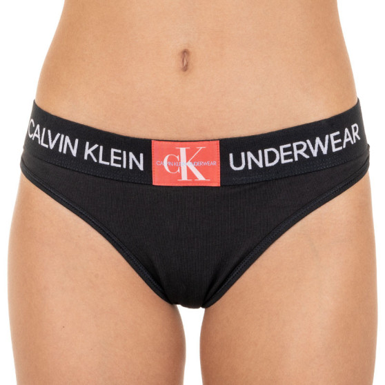 Tanga para mulher Calvin Klein preto (QF4920E-AE8)