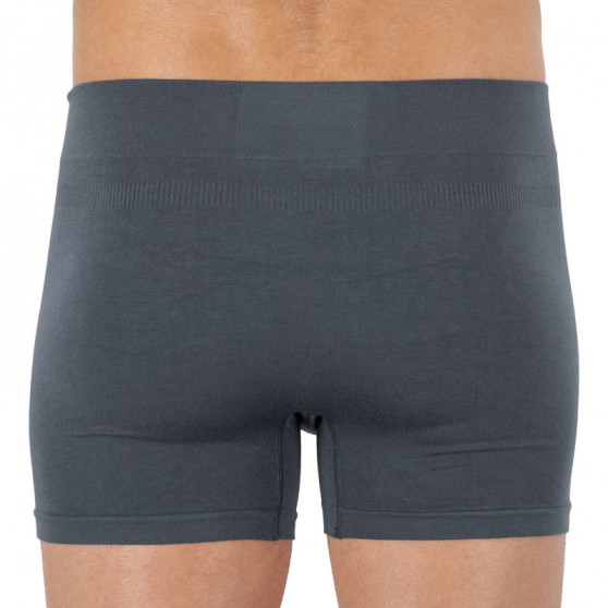 Boxers para homem Gino bambu sem costuras cinzento (54006)