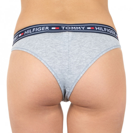 Cuecas brasileiras para mulher Tommy Hilfiger cinzento (UW0UW00723 004)