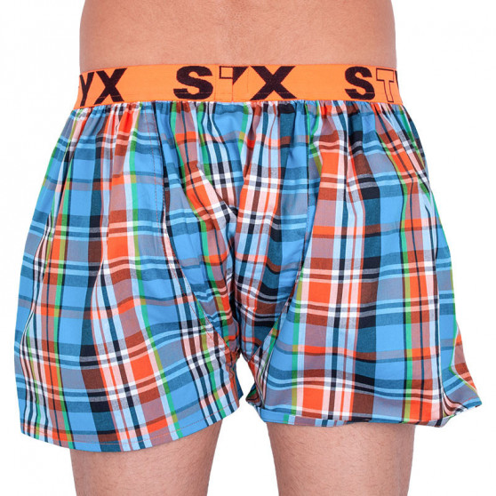 3PACK Boxers para homem Styx desporto elástico multicolorido (B7343536)