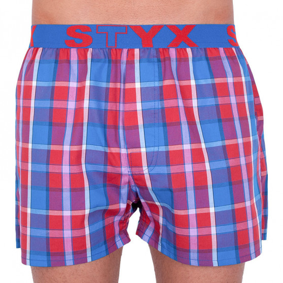 3PACK Boxers para homem Styx desporto elástico multicolorido (B7343536)