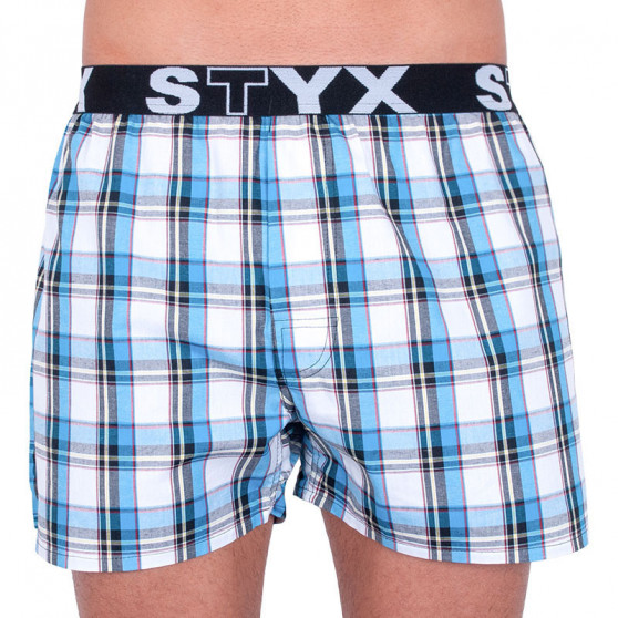 3PACK Boxers para homem Styx desporto elástico multicolorido (B7343536)