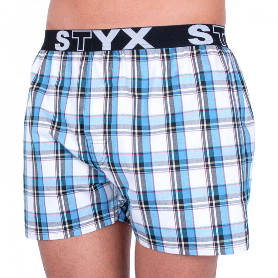 3PACK Boxers para homem Styx desporto elástico multicolorido (B7343536)