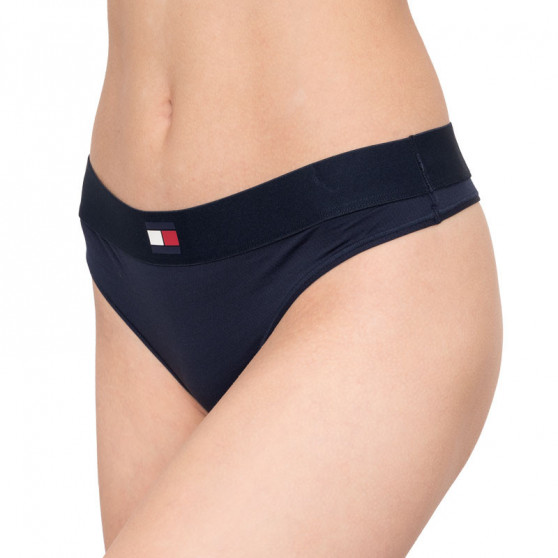 Tanga para mulher Tommy Hilfiger azul escuro (UW0UW01044 416)