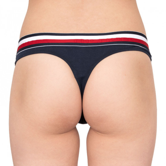 Tanga para mulher Tommy Hilfiger azul escuro (UW0UW00513 416)