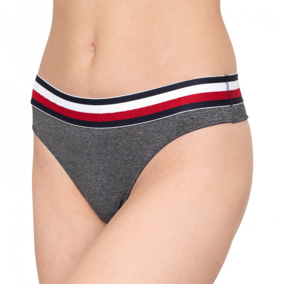 Tanga para mulher Tommy Hilfiger cinzento (UW0UW01065 091)