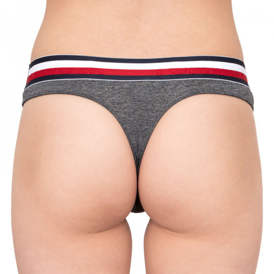 Tanga para mulher Tommy Hilfiger cinzento (UW0UW01065 091)