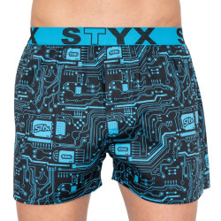 Boxers para homem Styx arte desporto borracha t-shirt (B857)