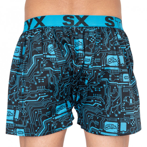 Boxers para homem Styx arte desporto borracha t-shirt (B857)