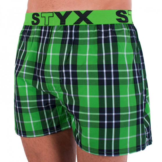 Boxers para homem Styx desporto elástico multicolorido (B710)