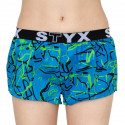 Boxers para mulher Styx arte esportes borracha Jáchym azul (T651)