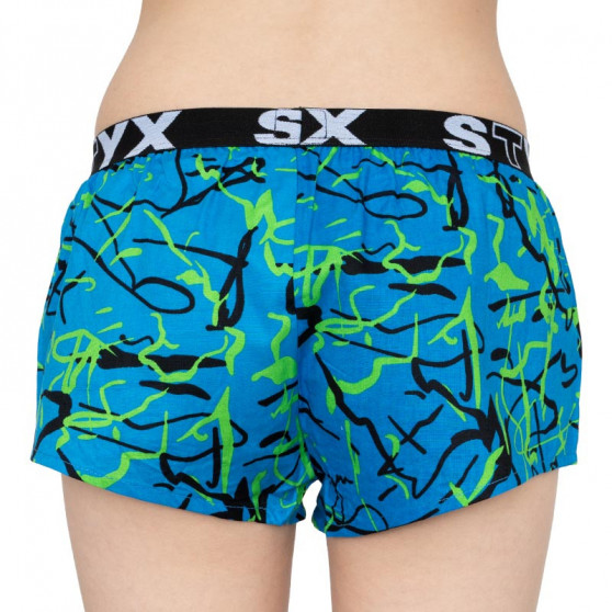 Boxers para mulher Styx arte esportes borracha Jáchym azul (T651)