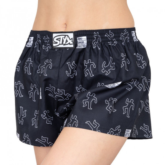 Boxers para mulher Styx filme de borracha clássico de arte (K859)