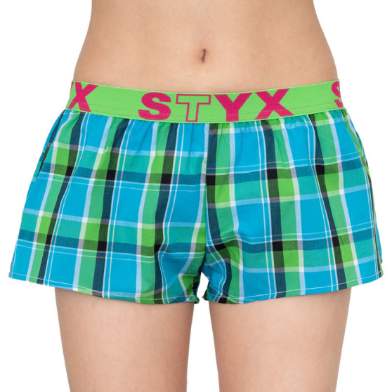 Boxers para mulher Styx desporto elástico multicolorido (T640)