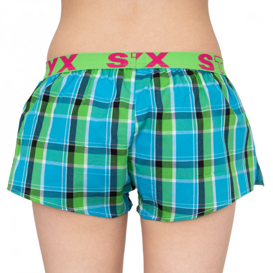 Boxers para mulher Styx desporto elástico multicolorido (T640)