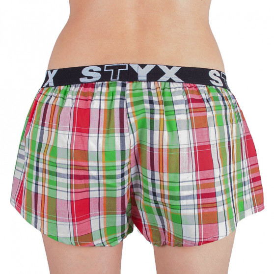 Boxers para mulher Styx desporto elástico multicolorido (T626)