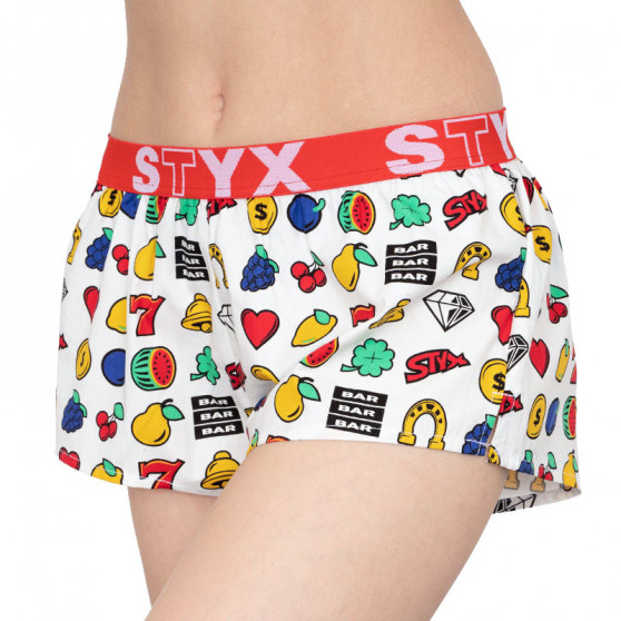 Boxers para mulher Styx arte desportiva borracha jogador (T855)