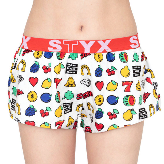 Boxers para mulher Styx arte desportiva borracha jogador (T855)