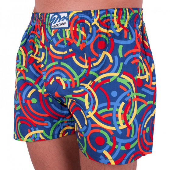 Boxers para homem Styx art borracha clássica superdimensionado colorido (E659)