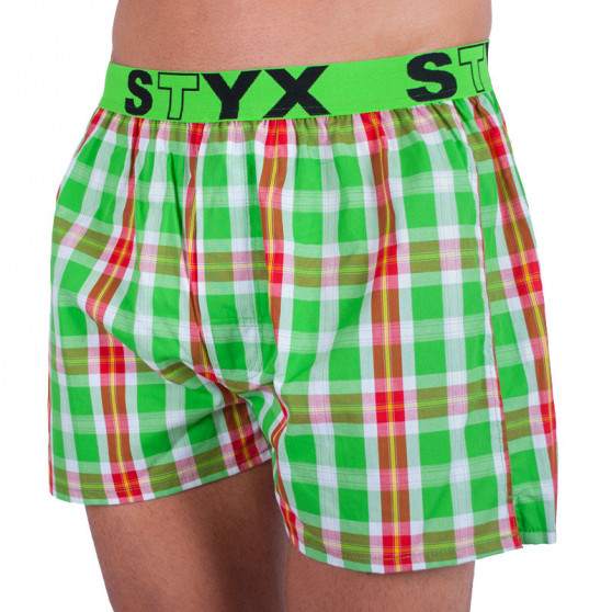 Boxers para homem Styx desporto elástico multicolorido (B633)