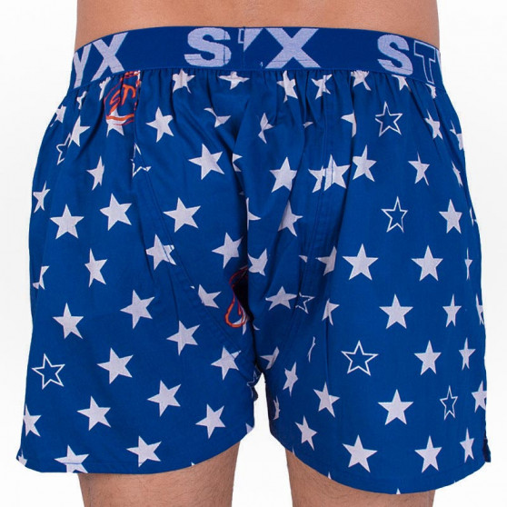 Boxers para homem Styx arte desporto estrelas de borracha (B658)