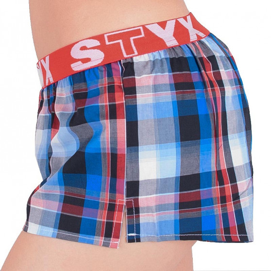 Boxers para mulher Styx desporto elástico multicolorido (T611)