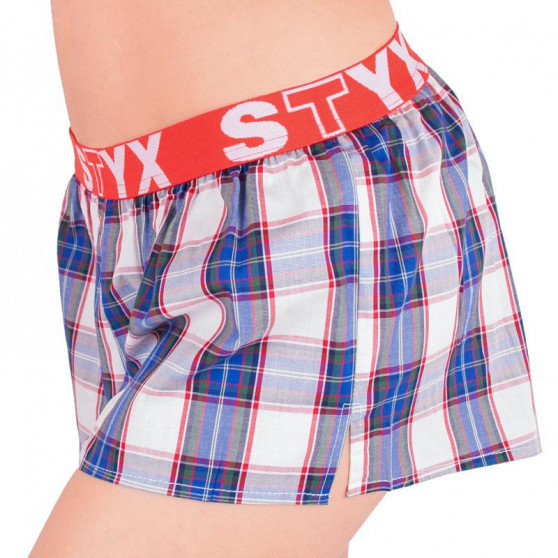 Boxers para mulher Styx desporto elástico multicolorido (T516)