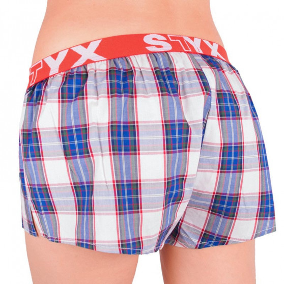 Boxers para mulher Styx desporto elástico multicolorido (T516)