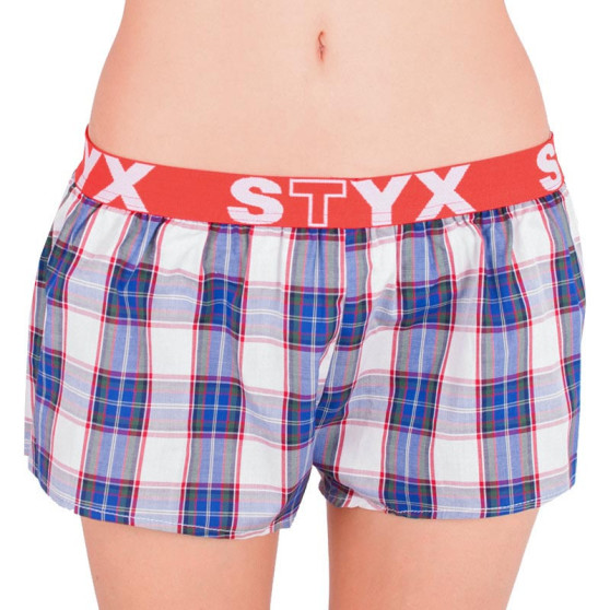 Boxers para mulher Styx desporto elástico multicolorido (T516)