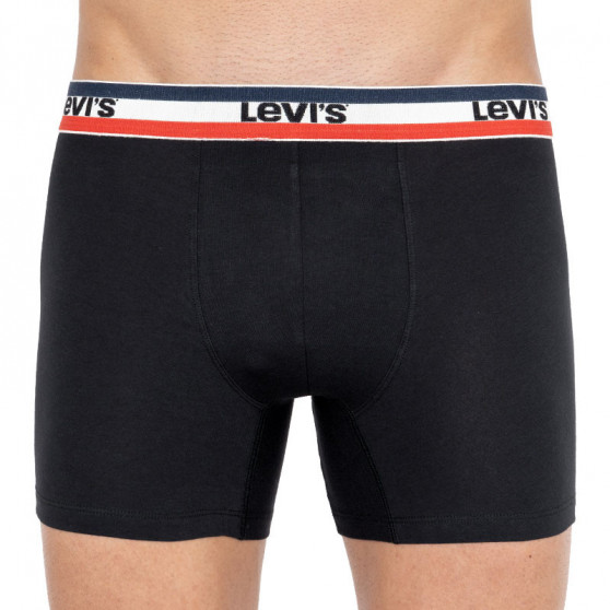 2PACK Boxers para homem Levis preto (905005001 200)