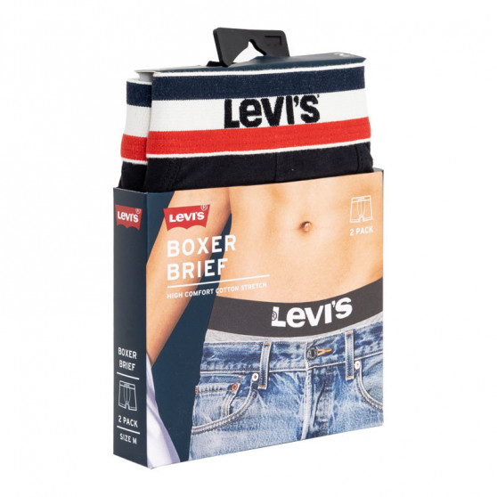 2PACK Boxers para homem Levis preto (905005001 200)