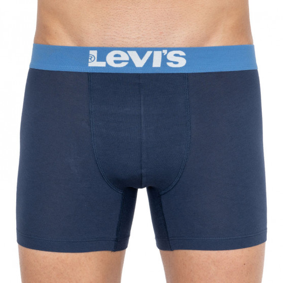 2PACK Boxers para homem Levis azul (905011001 003)