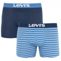 2PACK Boxers para homem Levis azul (905011001 003)