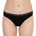 Tanga feminina CK ONE preta (QD3790E-001)