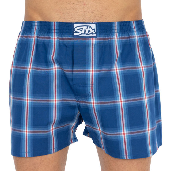 Boxers para homem Styx clássico elástico multi-colorido (A812)