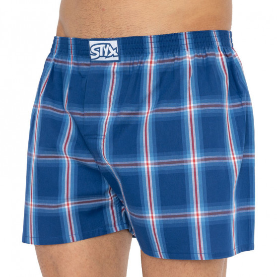 Boxers para homem Styx clássico elástico multi-colorido (A812)