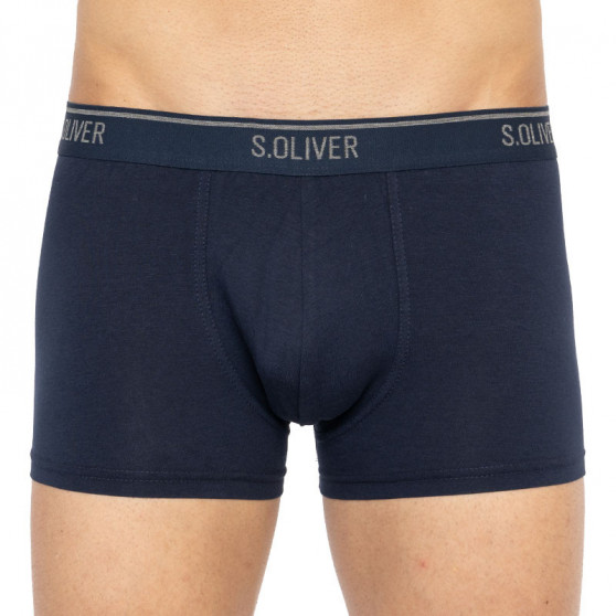 3PACK Boxers para homem S.Oliver azul (26.899.97.5623.12L3)