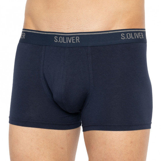 3PACK Boxers para homem S.Oliver azul (26.899.97.5623.12L3)