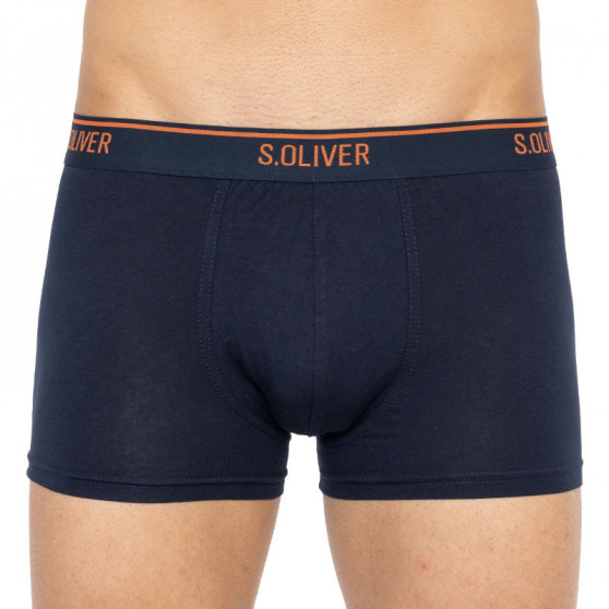 3PACK Boxers para homem S.Oliver azul (26.899.97.5623.12L3)