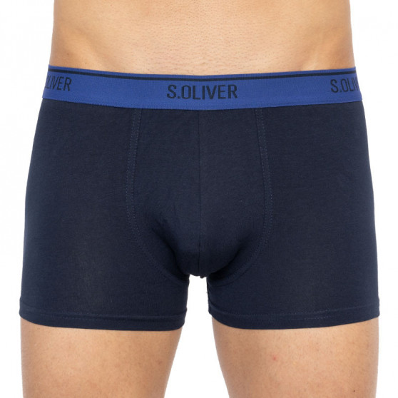 3PACK Boxers para homem S.Oliver azul (26.899.97.5623.12L3)